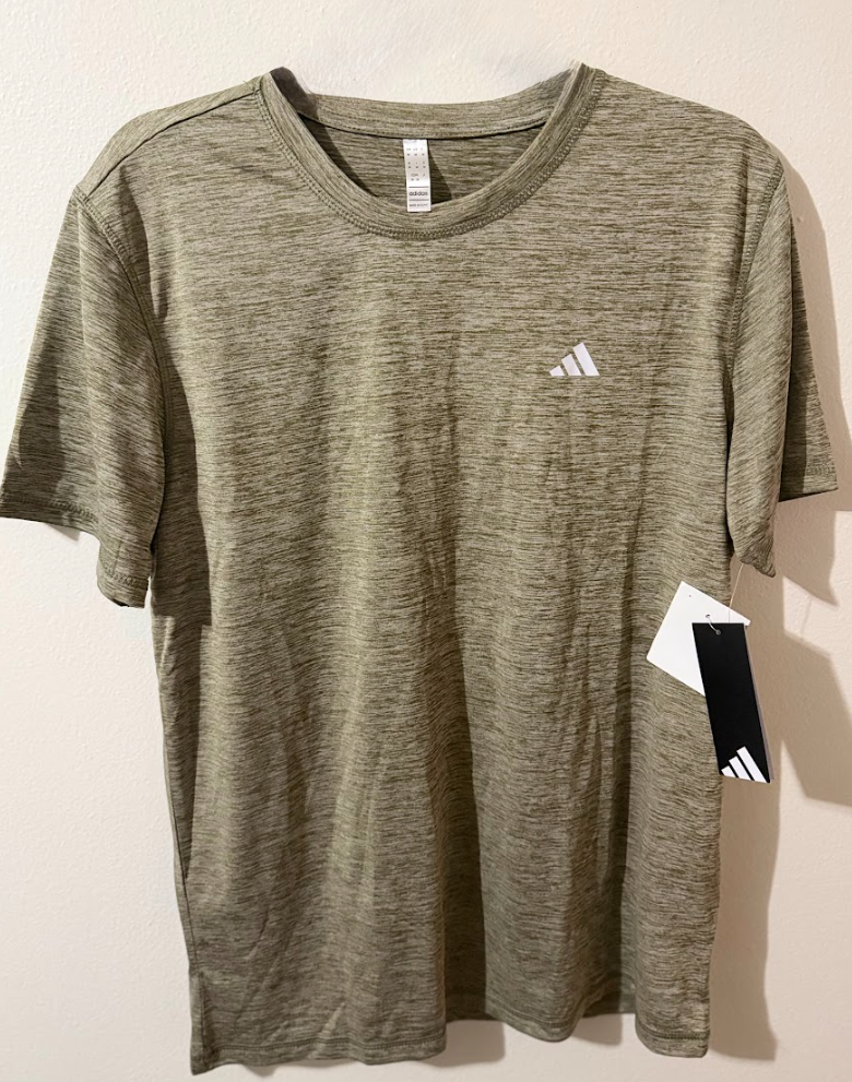 Camiseta Deportiva Adidas Performance – Verde Jaspeado