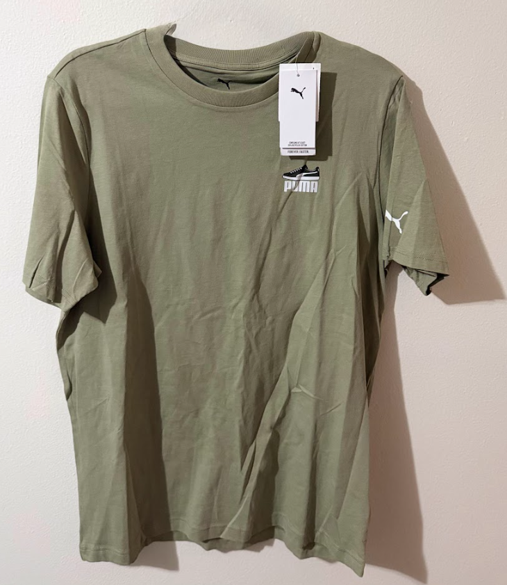 Camiseta PUMA Essentials Heritage – Olive Green