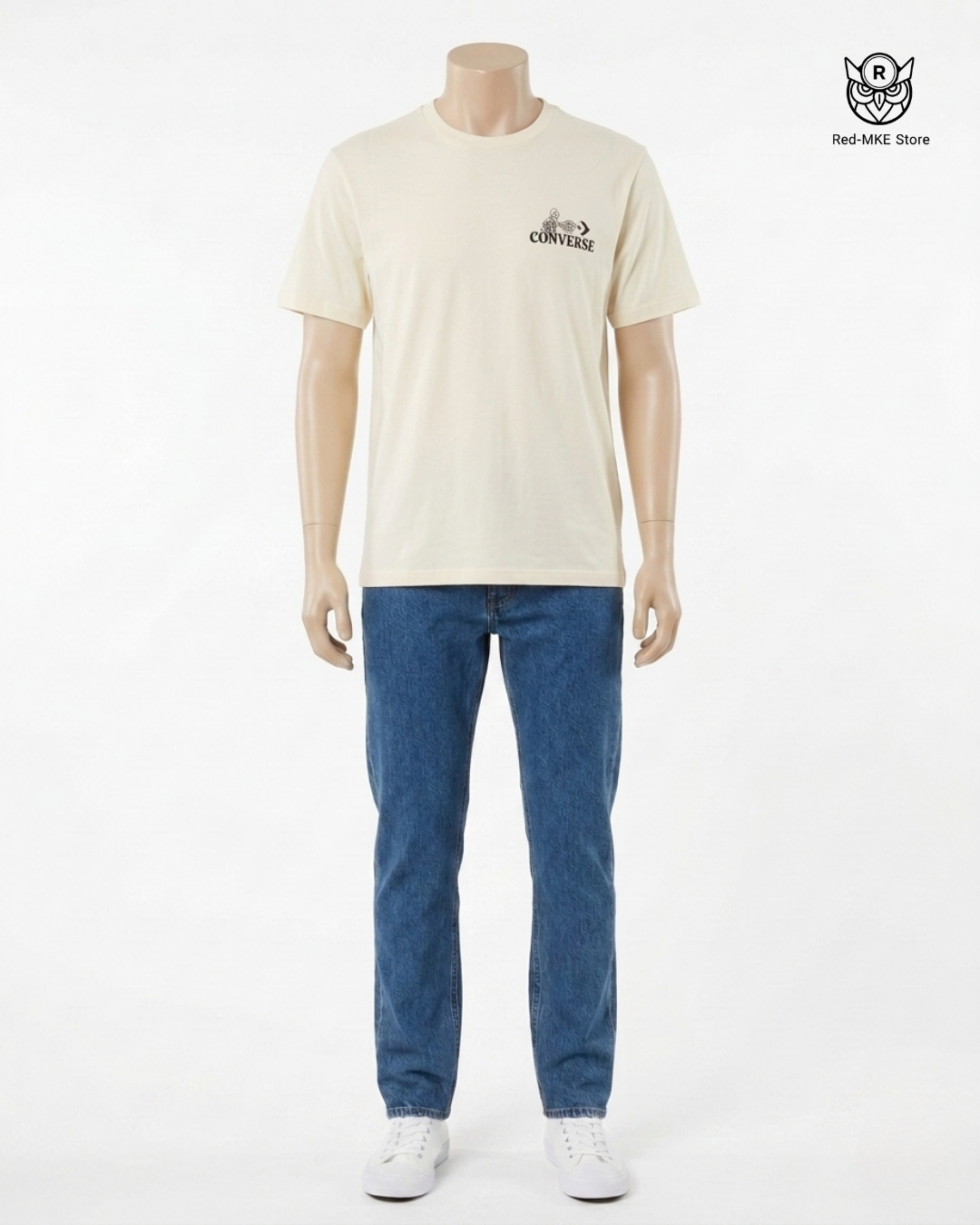 Playera Converse Skate Illustration – Estilo Urbano & Esencia Retro en Tono Hueso