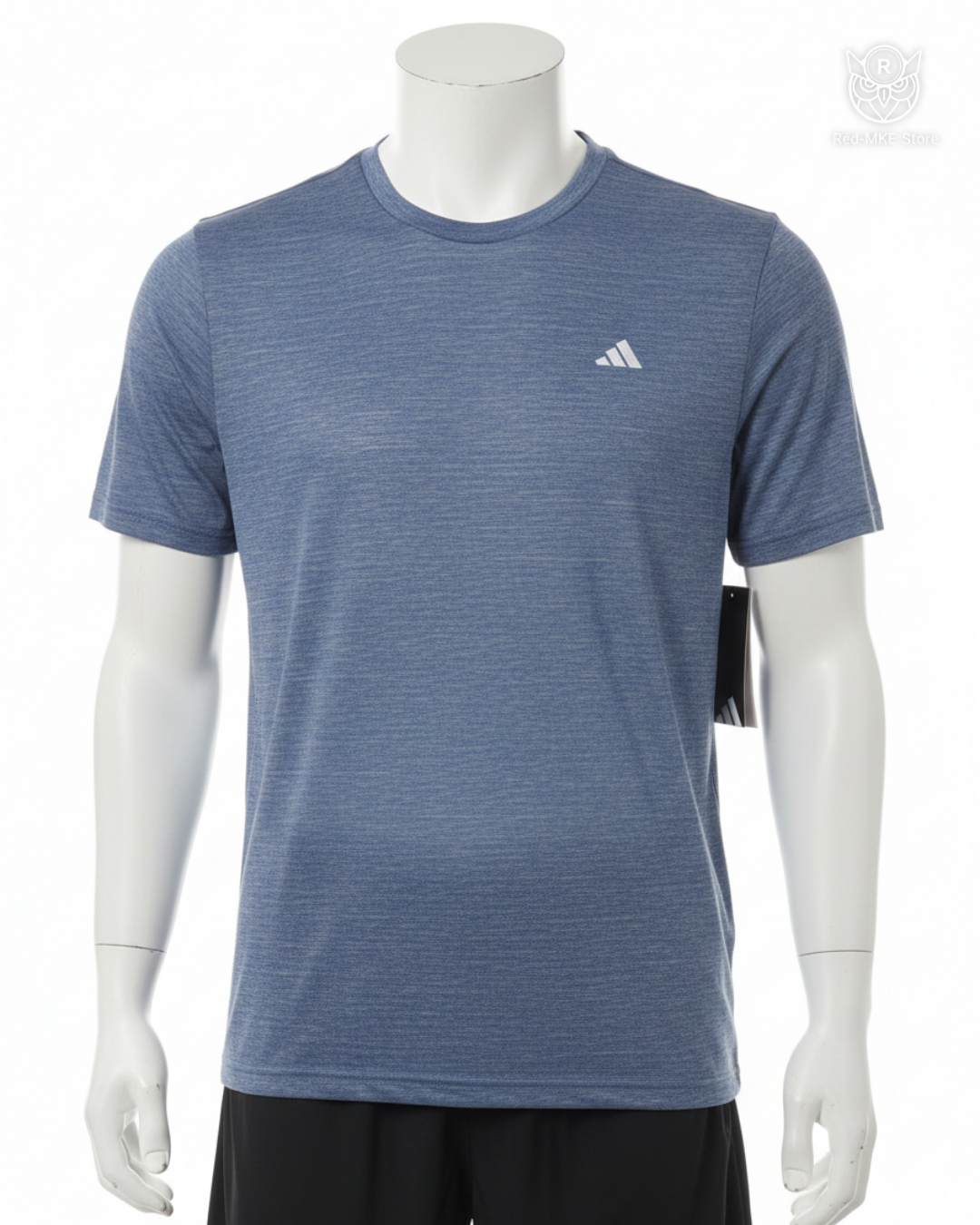 Camiseta Adidas Training Essentials – Azul Ártico Jaspeado