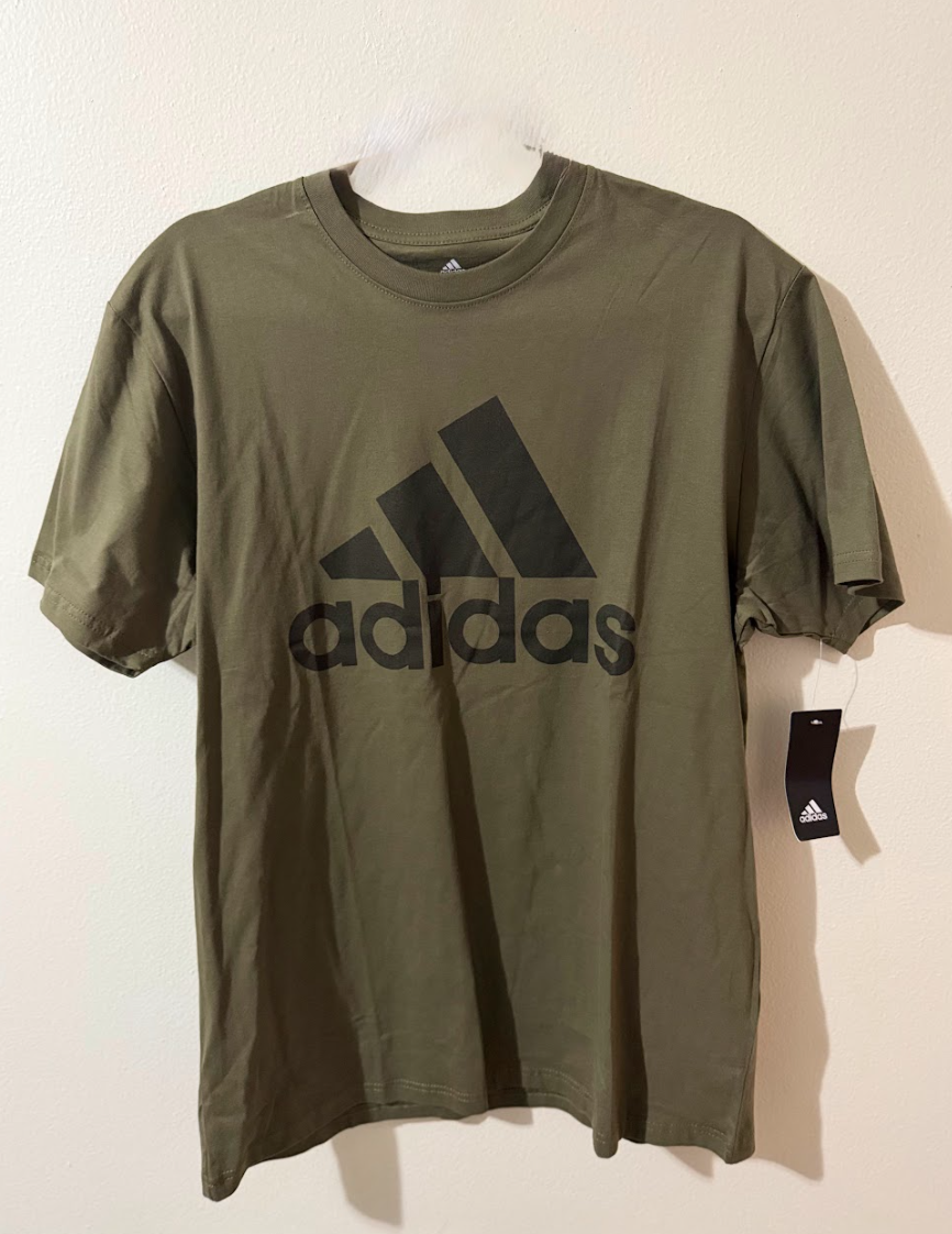 Camiseta Adidas Big Logo – Verde Oliva Training