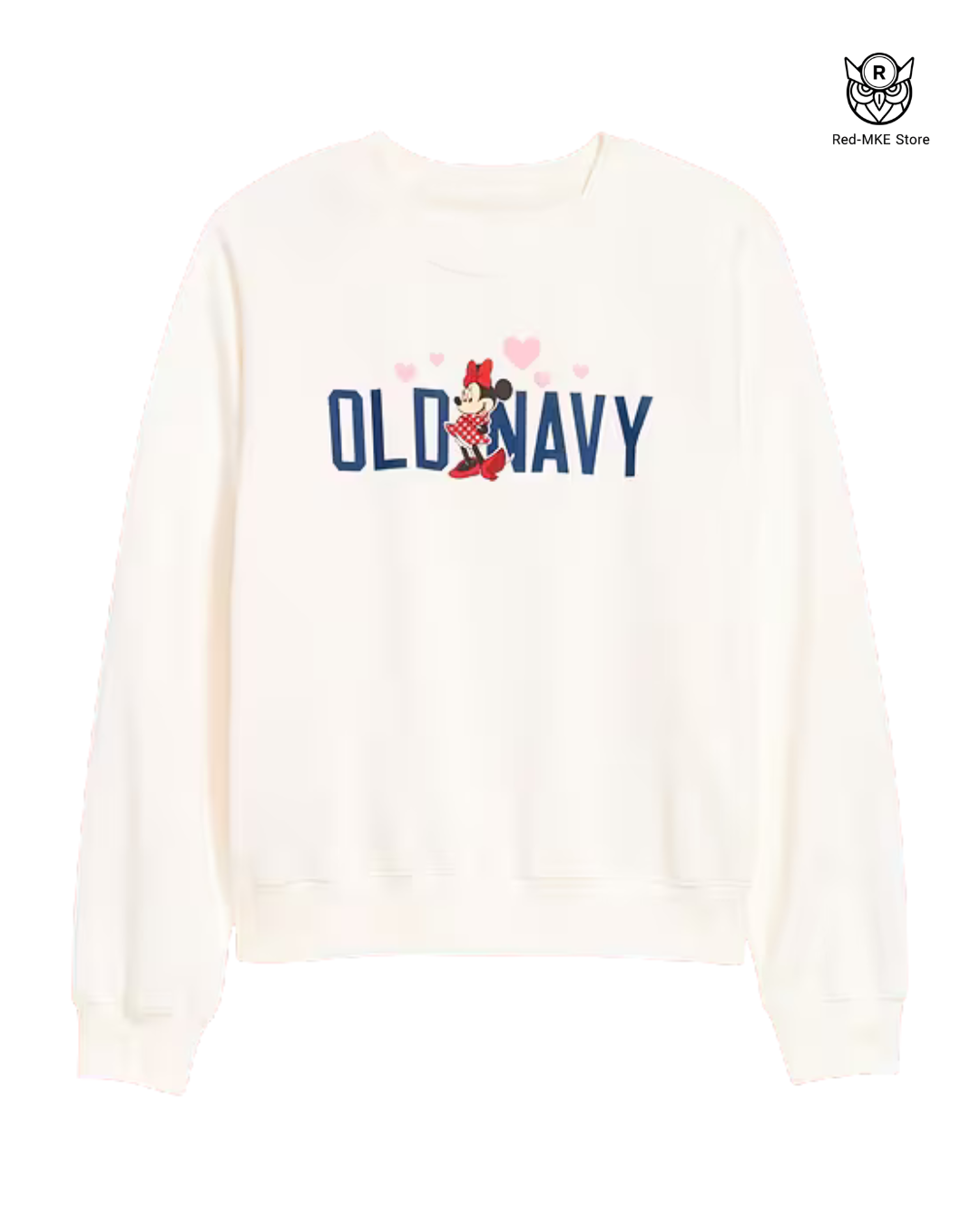 Sudadera Old Navy x Disney - Minnie Mouse "Sweetheart" (Blanco Crudo)
