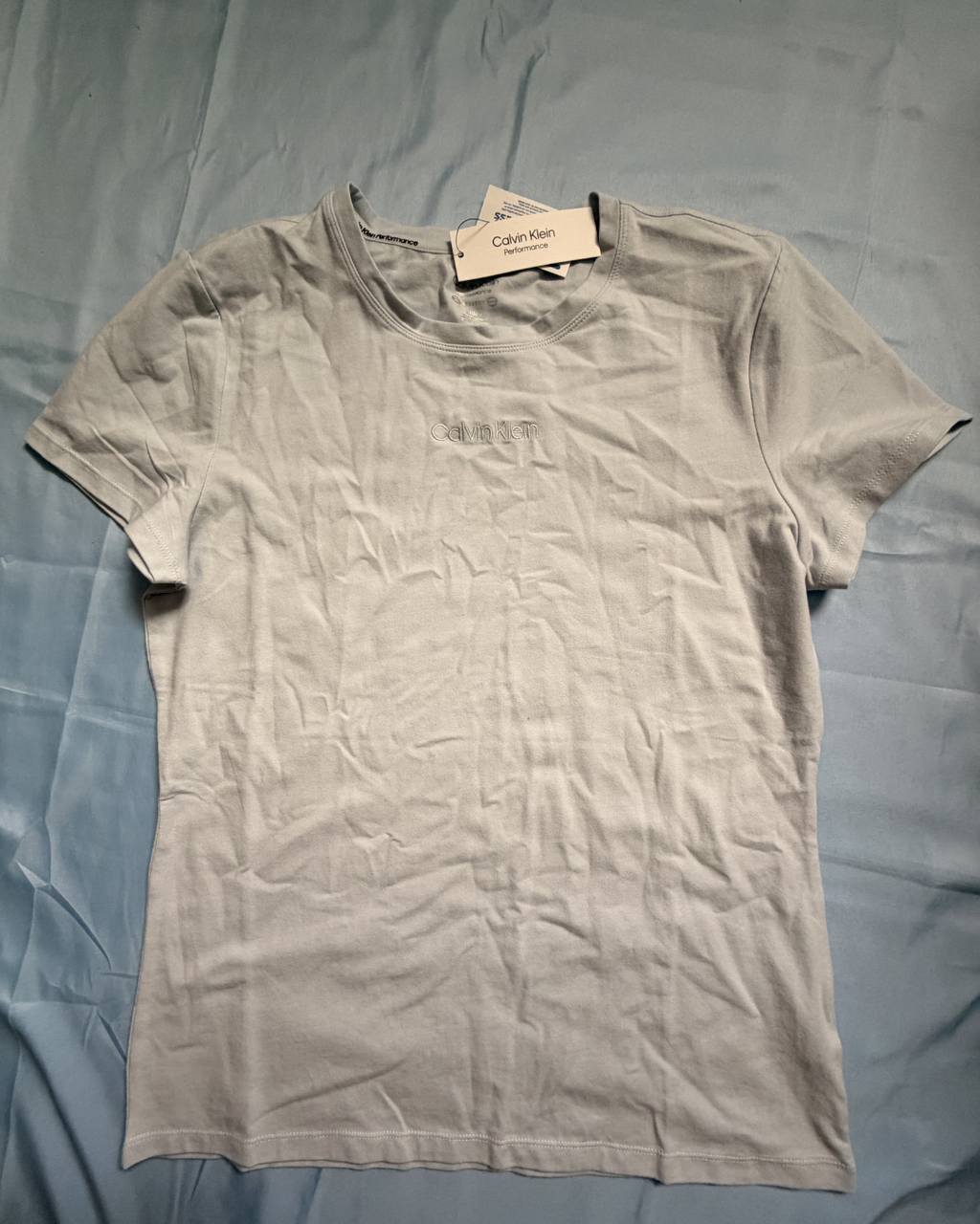 Camiseta Calvin Klein Performance - Minimalist Blue