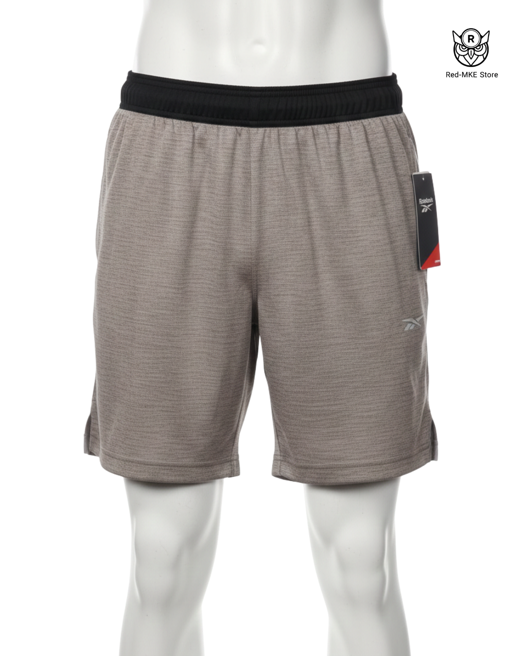 Shorts Deportivos Reebok - Training & Performance (Gris Jaspeado)