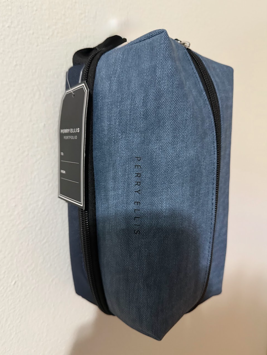Neceser de Viaje Perry Ellis Portfolio – Denim Blue Edition