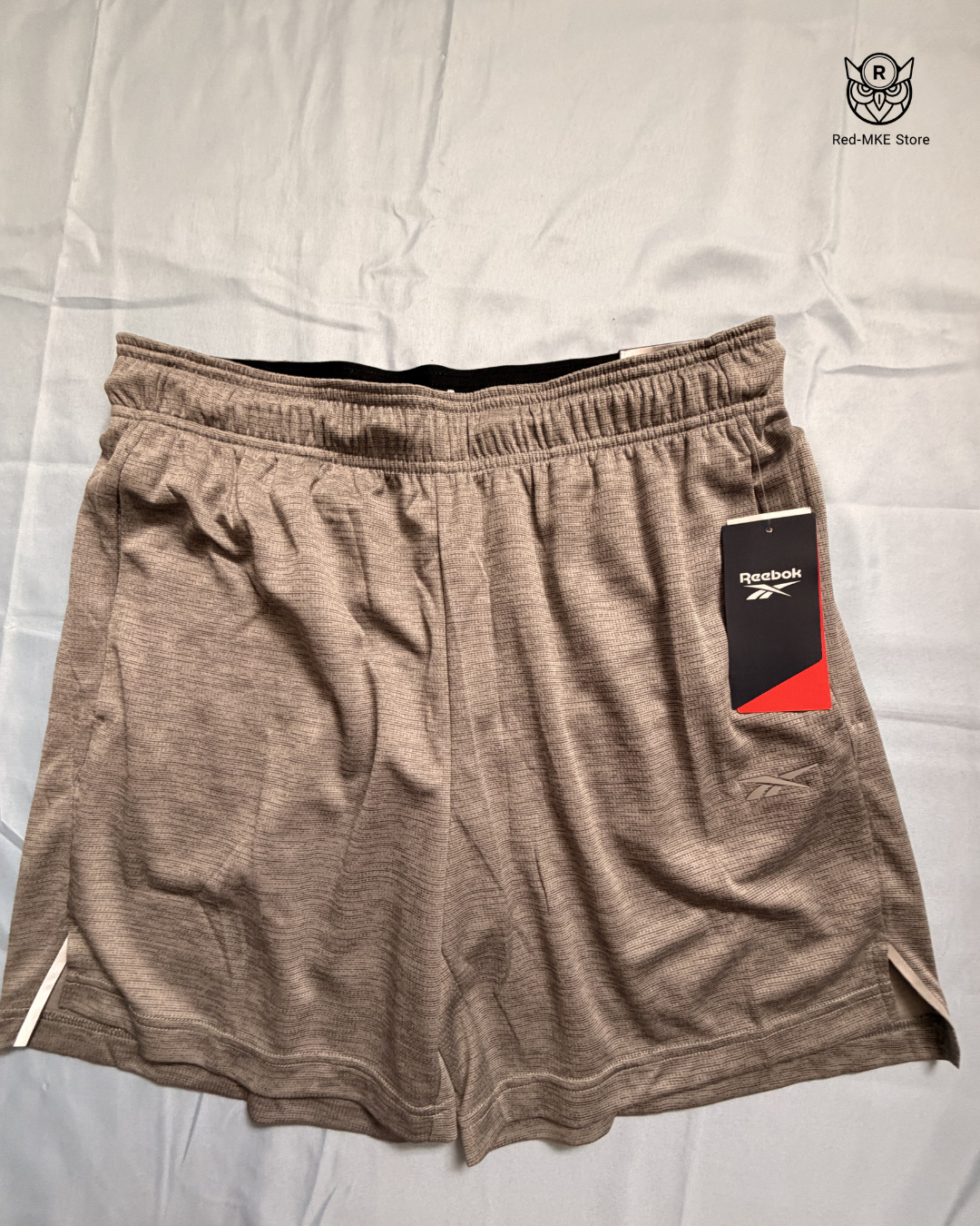 Shorts Deportivos Reebok - Training & Performance (Gris Jaspeado)