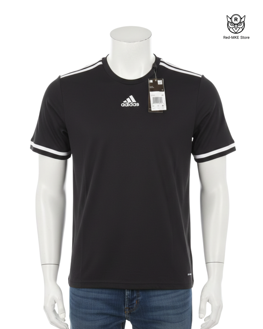 Camiseta Adidas Sportswear - 3 Rayas (Negra)