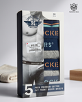 Pack de 5 Bóxers Dockers Premium Cotton – Confort Clásico & Soporte Superior