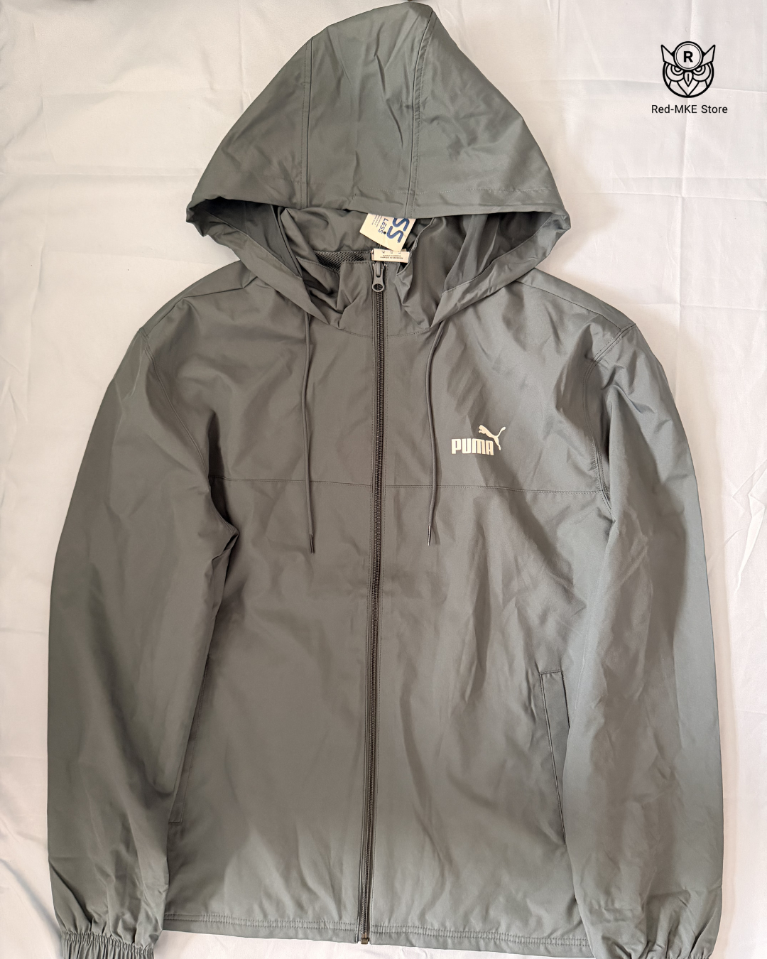 Chaqueta Rompevientos Puma - Essential Training (Gris Carbón)
