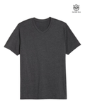 Camiseta Old Navy - Soft-Wash V-Neck Tee (Gris Carbón)