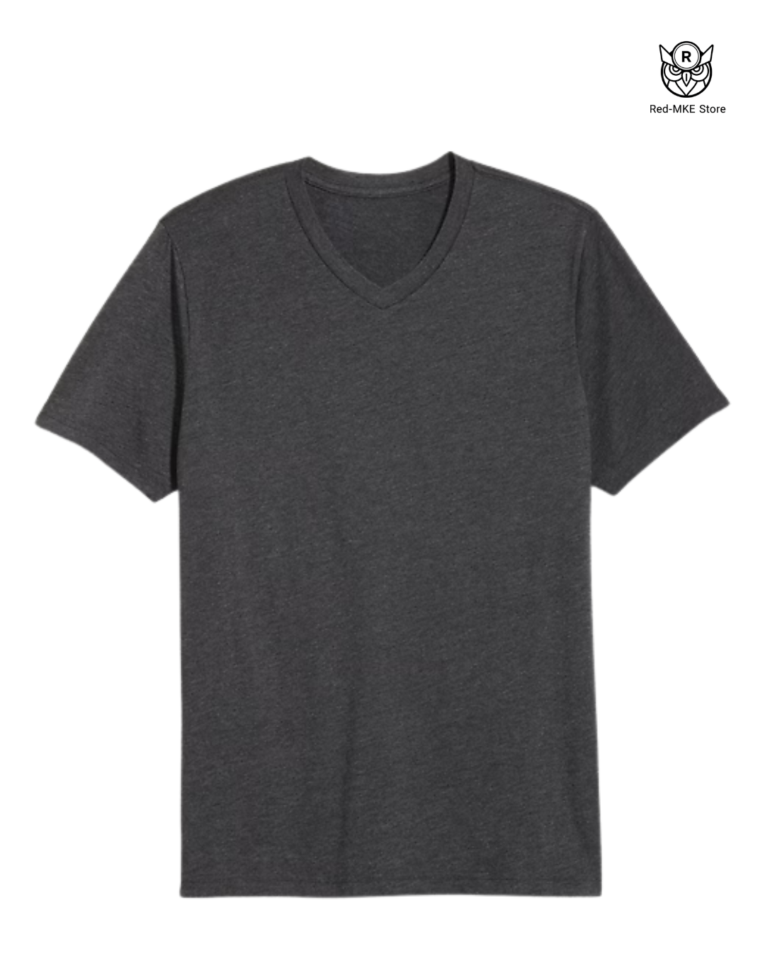 Camiseta Old Navy - Soft-Wash V-Neck Tee (Gris Carbón)