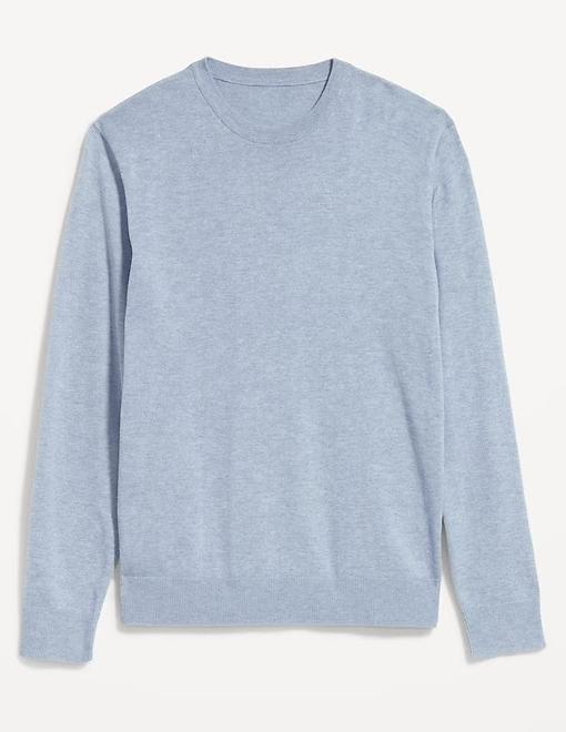 Suéter Essential Crew Neck – Sky Blue Melange