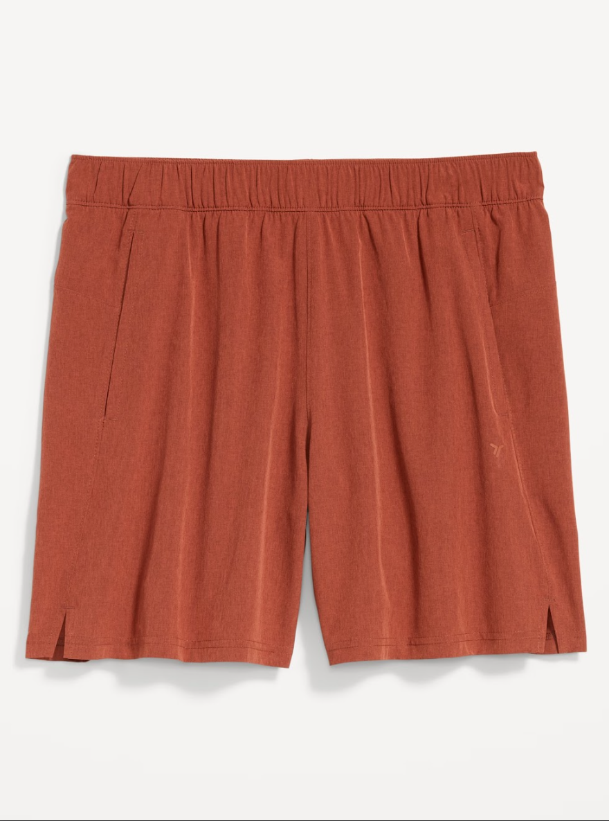 Shorts Deportivos Performance – Rust Orange Active Edition