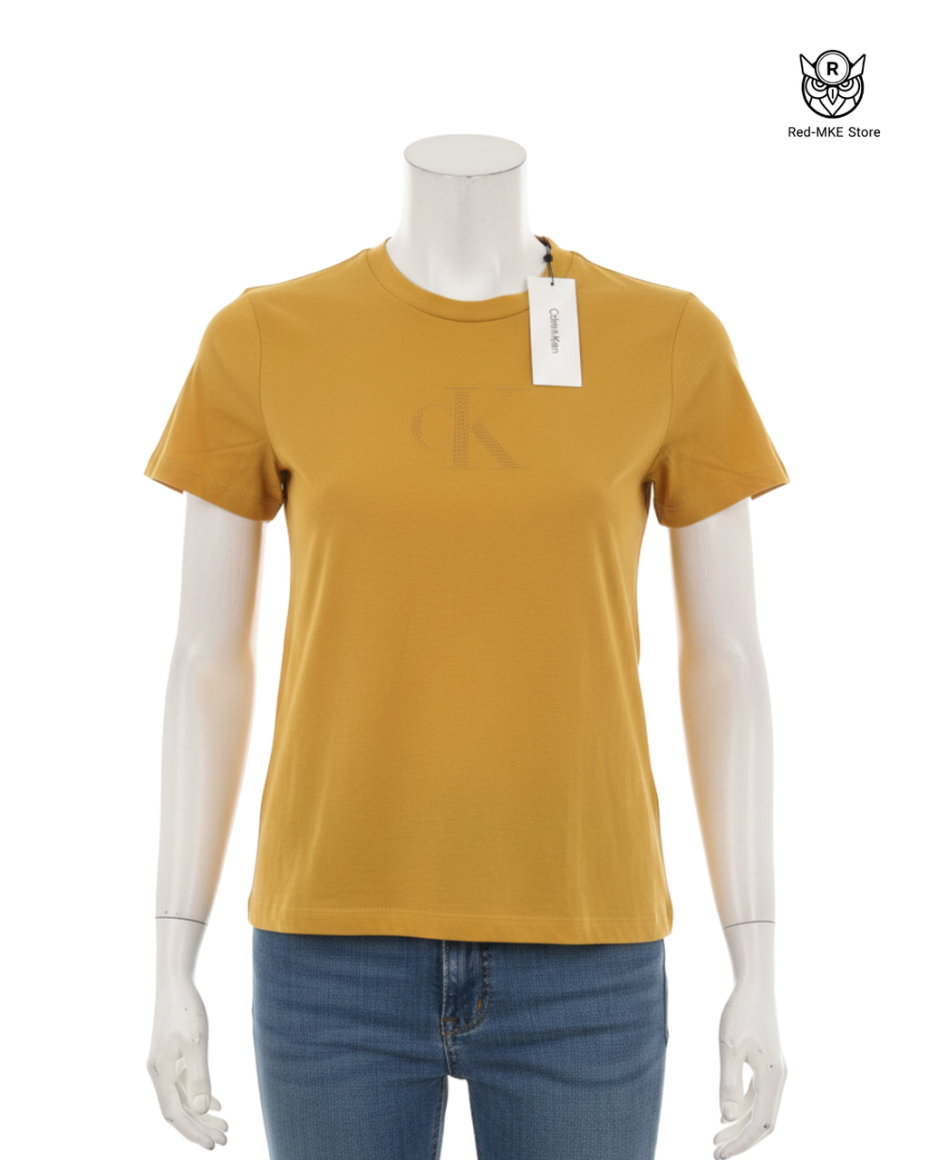Camiseta Calvin Klein - Essential Yellow V-Neck
