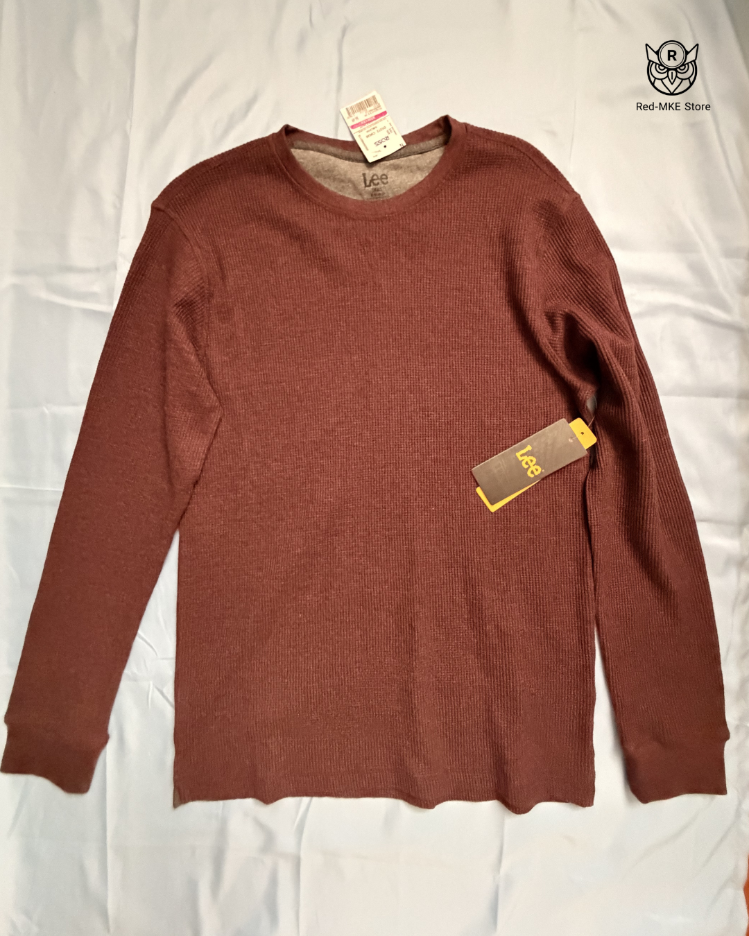 Camiseta Lee - Long Sleeve Waffle Thermal (Vino)
