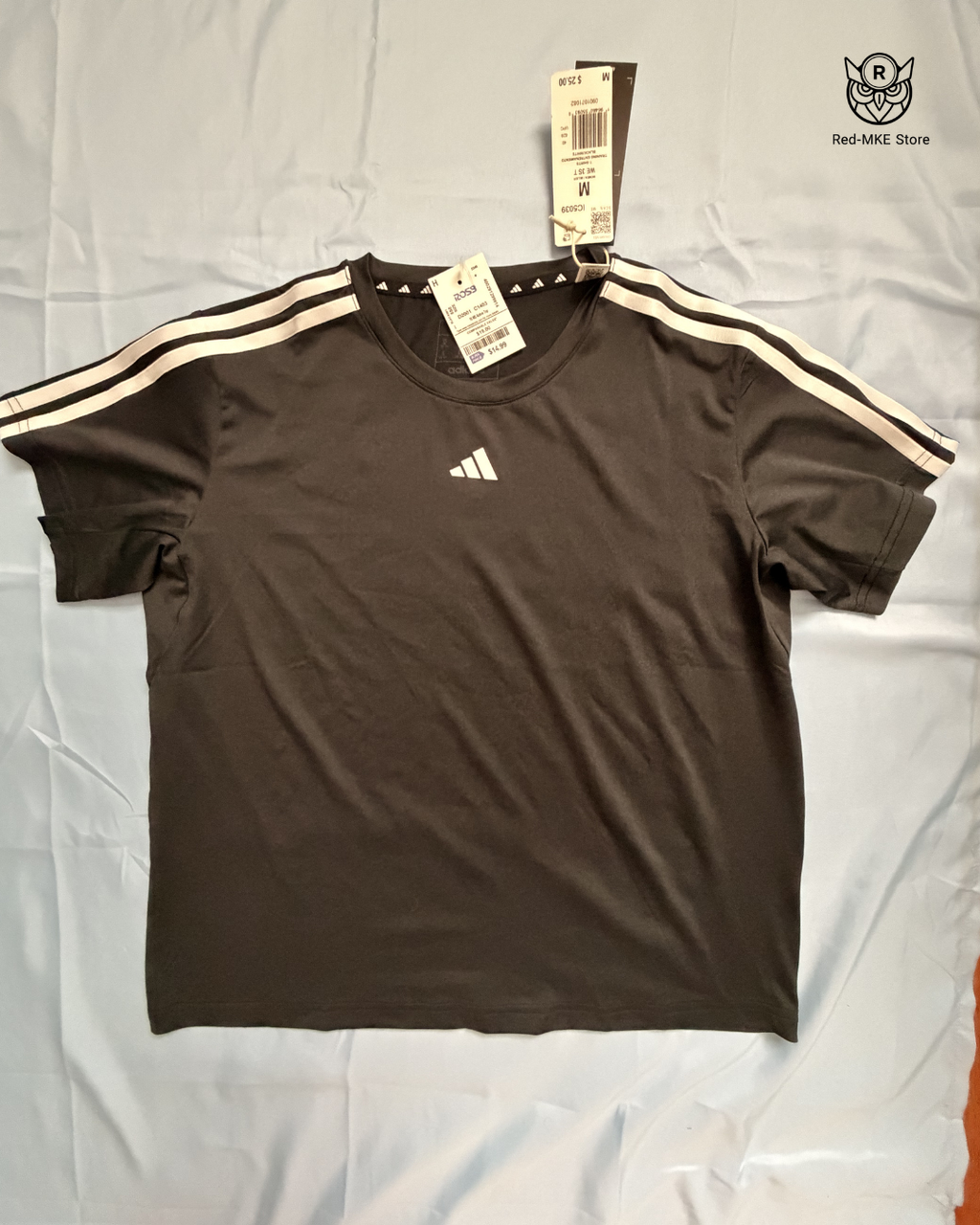 Camiseta Adidas Sportswear - 3 Rayas (Negra)