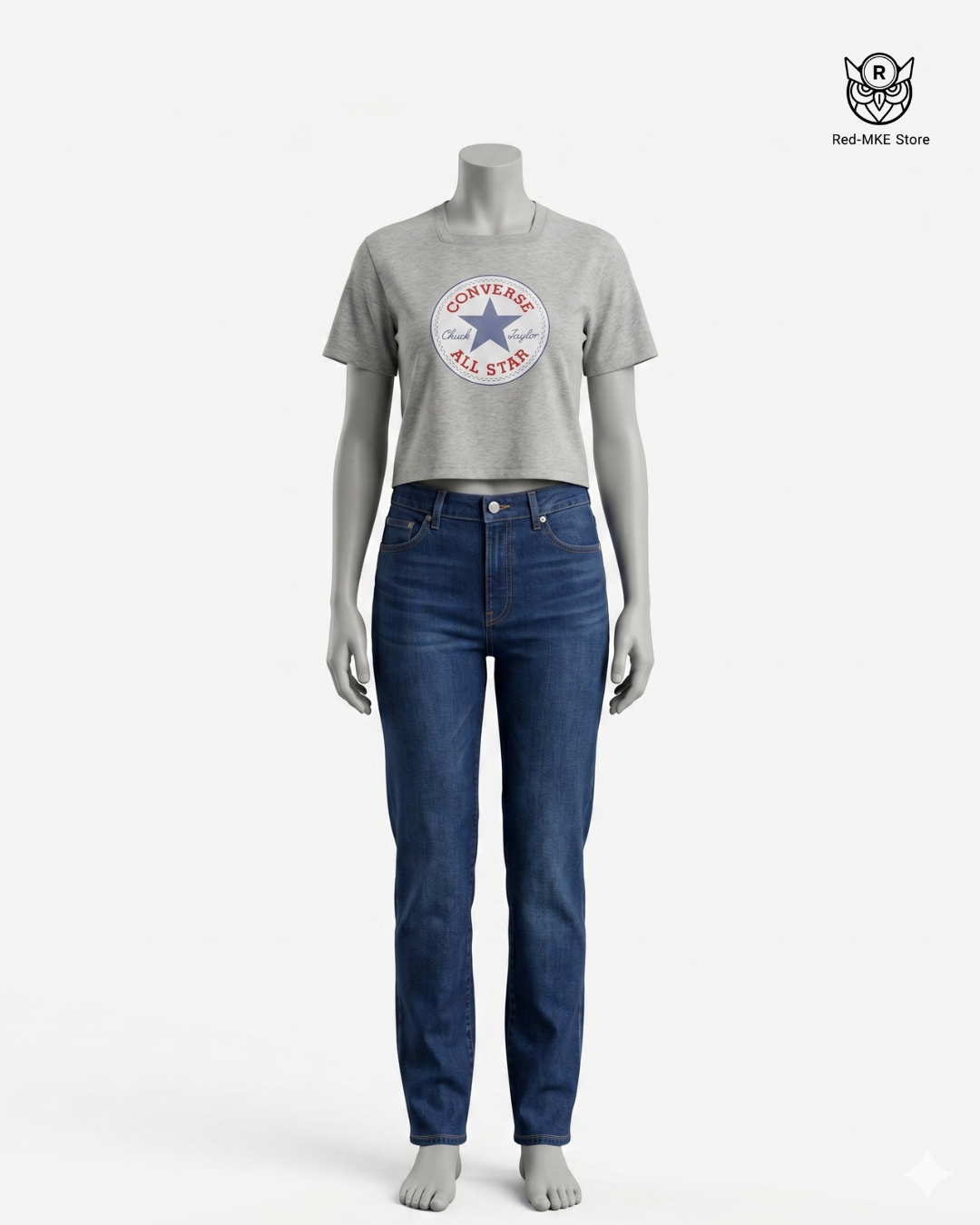 Playera Converse Chuck Taylor All Star Crop – Estilo Retro & Silueta Moderna