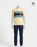 Playera Old Navy Chest Stripe – Estilo Casual & Bloques de Color