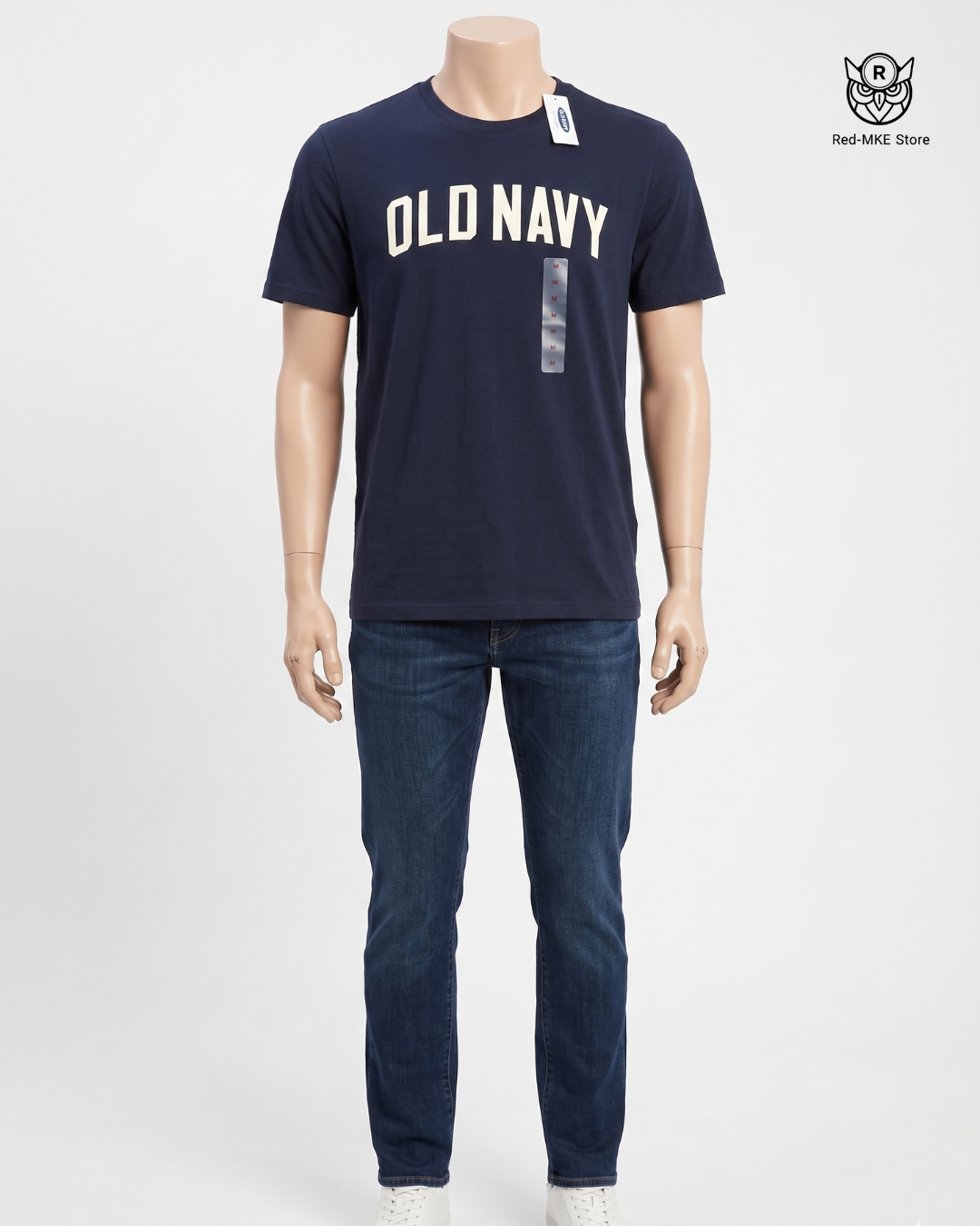 Playera Old Navy Arched Logo – El Clásico Indispensable en Azul Marino