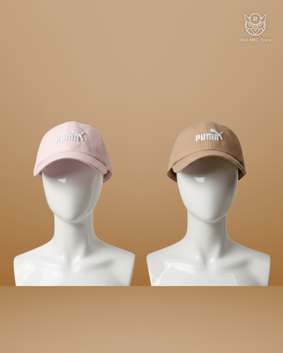 Dúo de Gorras Puma Essentials – Pastel & Earth Tones