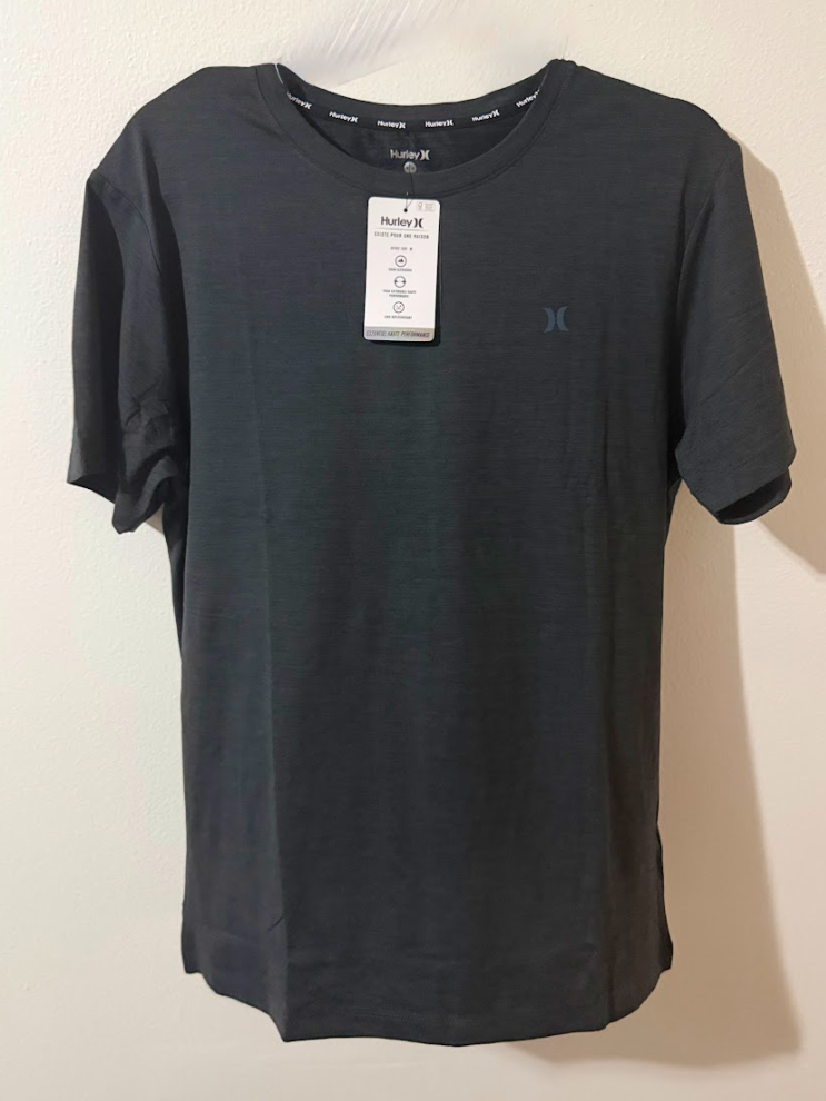 Camiseta Hurley Everyday Performance – Carbón Jaspeado