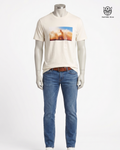Playera Gráfica Old Navy "Golden Hour Moto" – Estilo Vintage & Aventurero