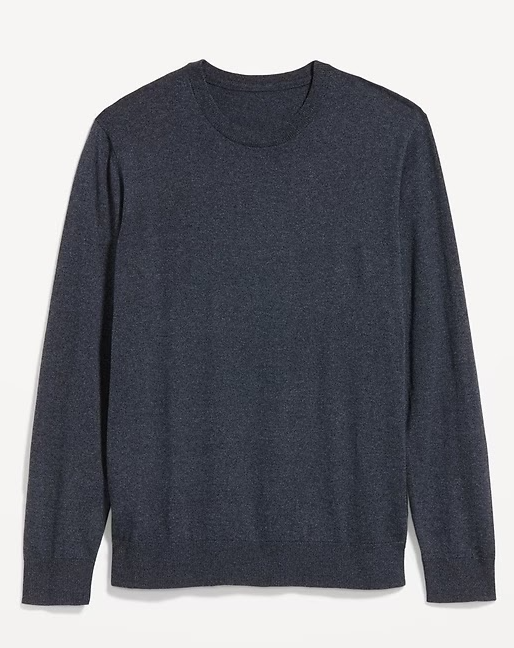 Jersey de Punto Ligero – Charcoal Heather Crewneck