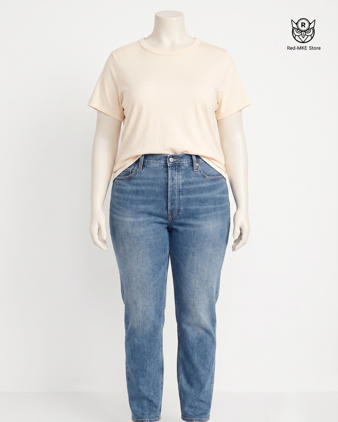 Camiseta Beige Mujer