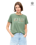 Camiseta Verde flores