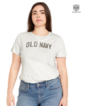 Camiseta Gris Claro Cuello Bandeja