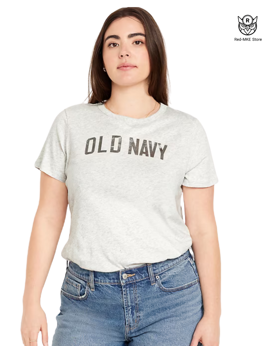 Camiseta Gris Claro Cuello Bandeja