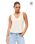Camiseta Sin mangas Beige