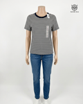 Camiseta rayas azul con blanco