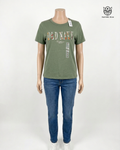 Camiseta verde (old navy flores)