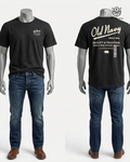 Camiseta estampada negra