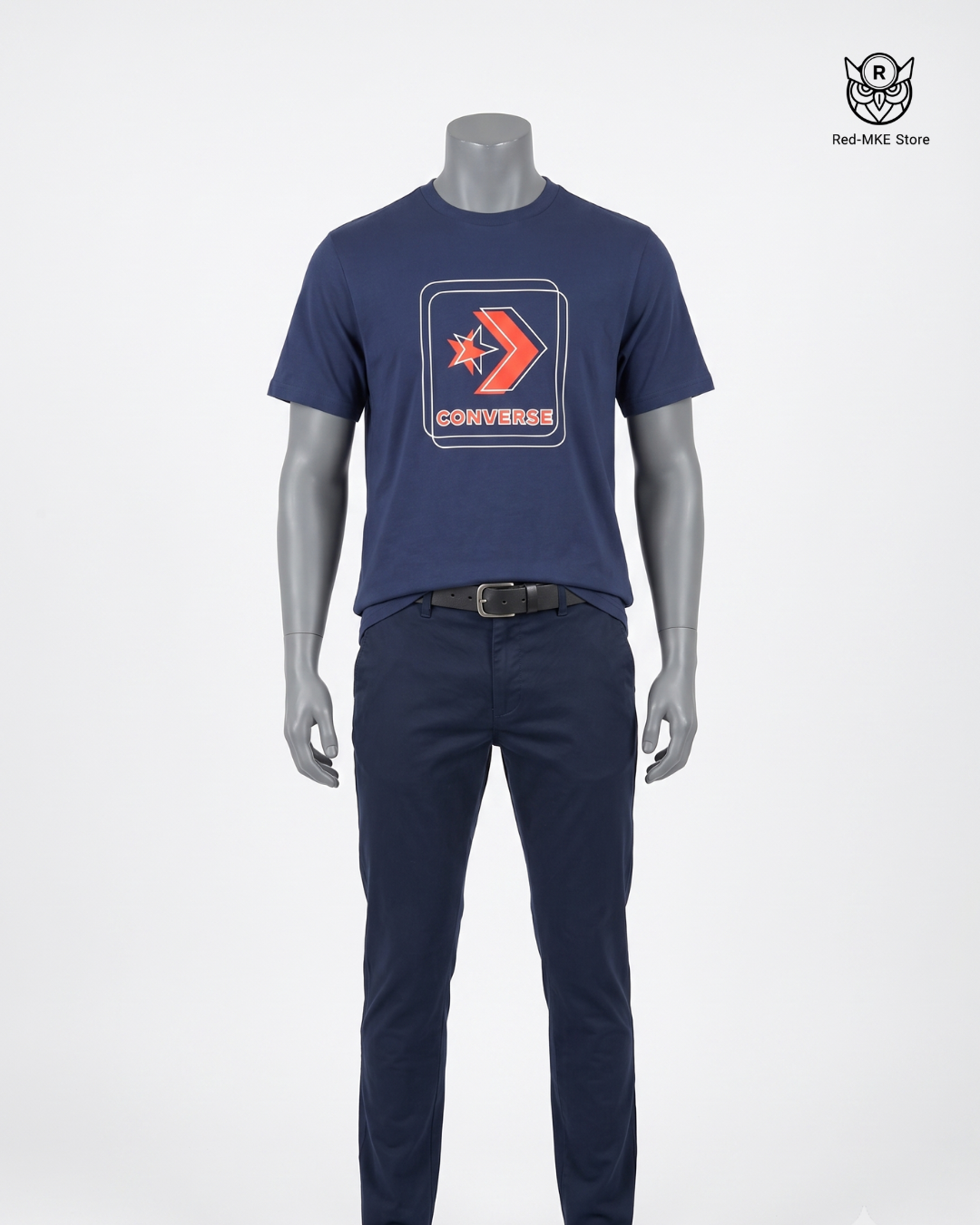 Camiseta Azul (logo en cuadrado)
