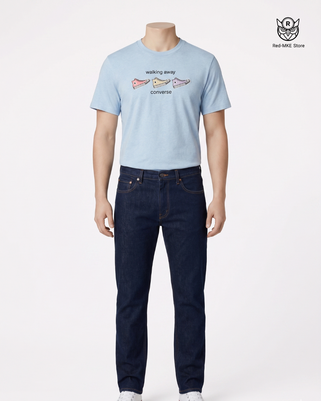 Camiseta Celeste Converse
