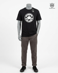 Camiseta negra (logo difuso)
