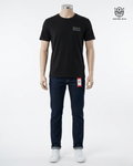 Camiseta negra (3 logos izq)