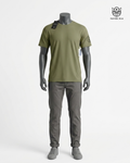 Camiseta verde musgo