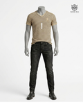 Camisa Amarilla Rayas US Polo Beverly Hills