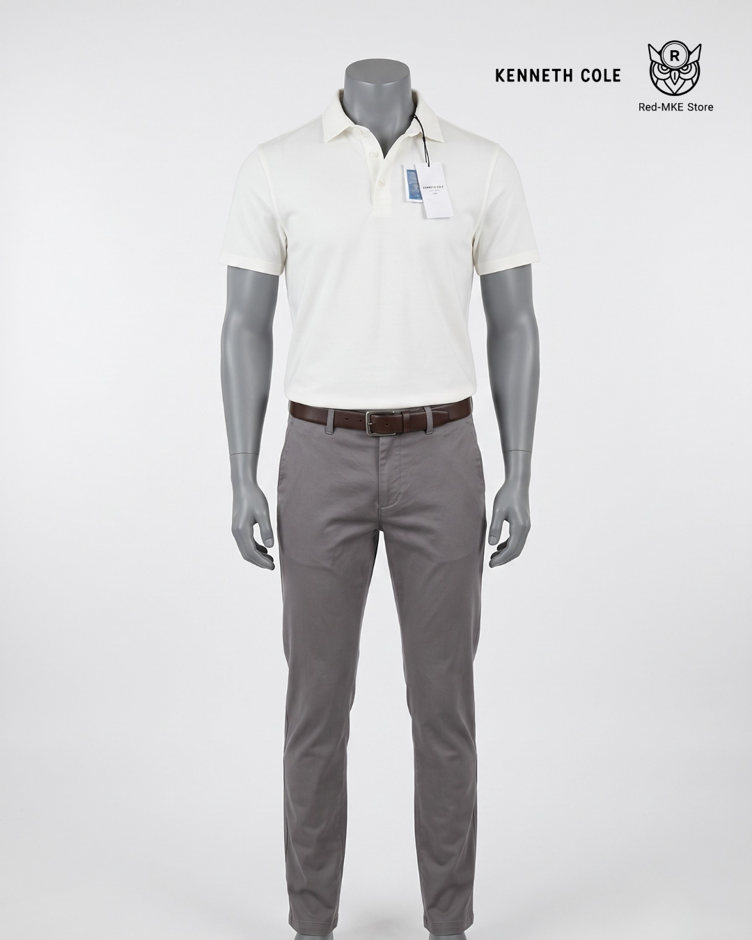 Camisa tipo polo Blanca
