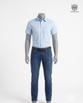 Camisa de vestir nino celeste