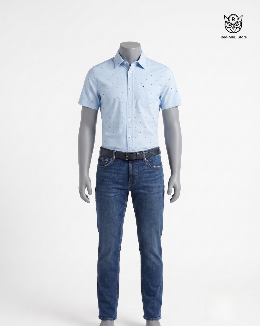 Camisa de vestir nino celeste