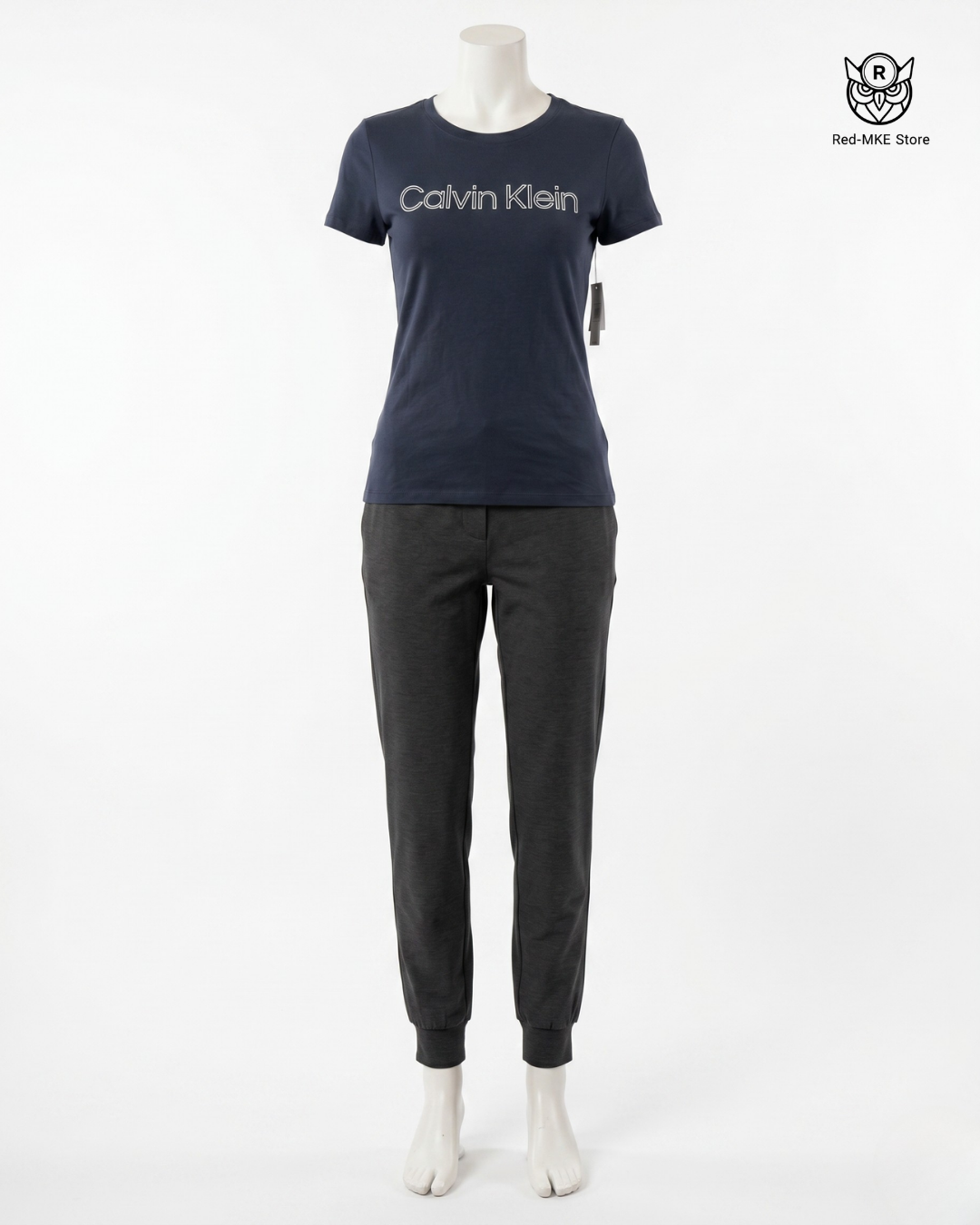 Blusa azul Logo delineado