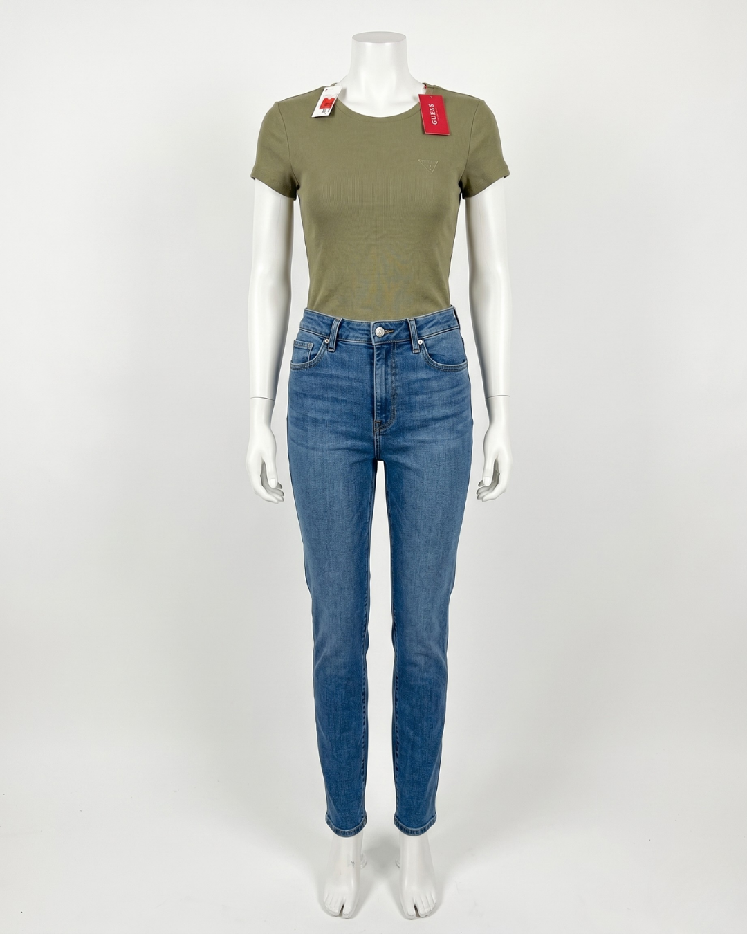 Blusa verde manga corta