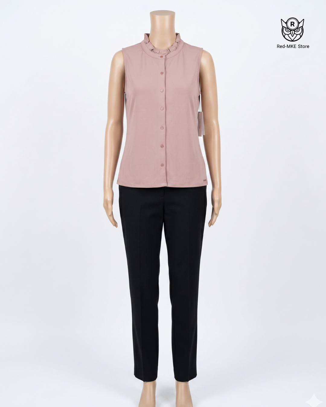 Blusa botones palo rosa