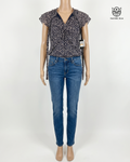 Blusa Azul con manchas