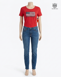 Camiseta Roja con Bandera US