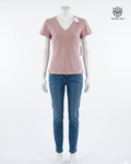 Blusa Palo Rosa Cuello V
